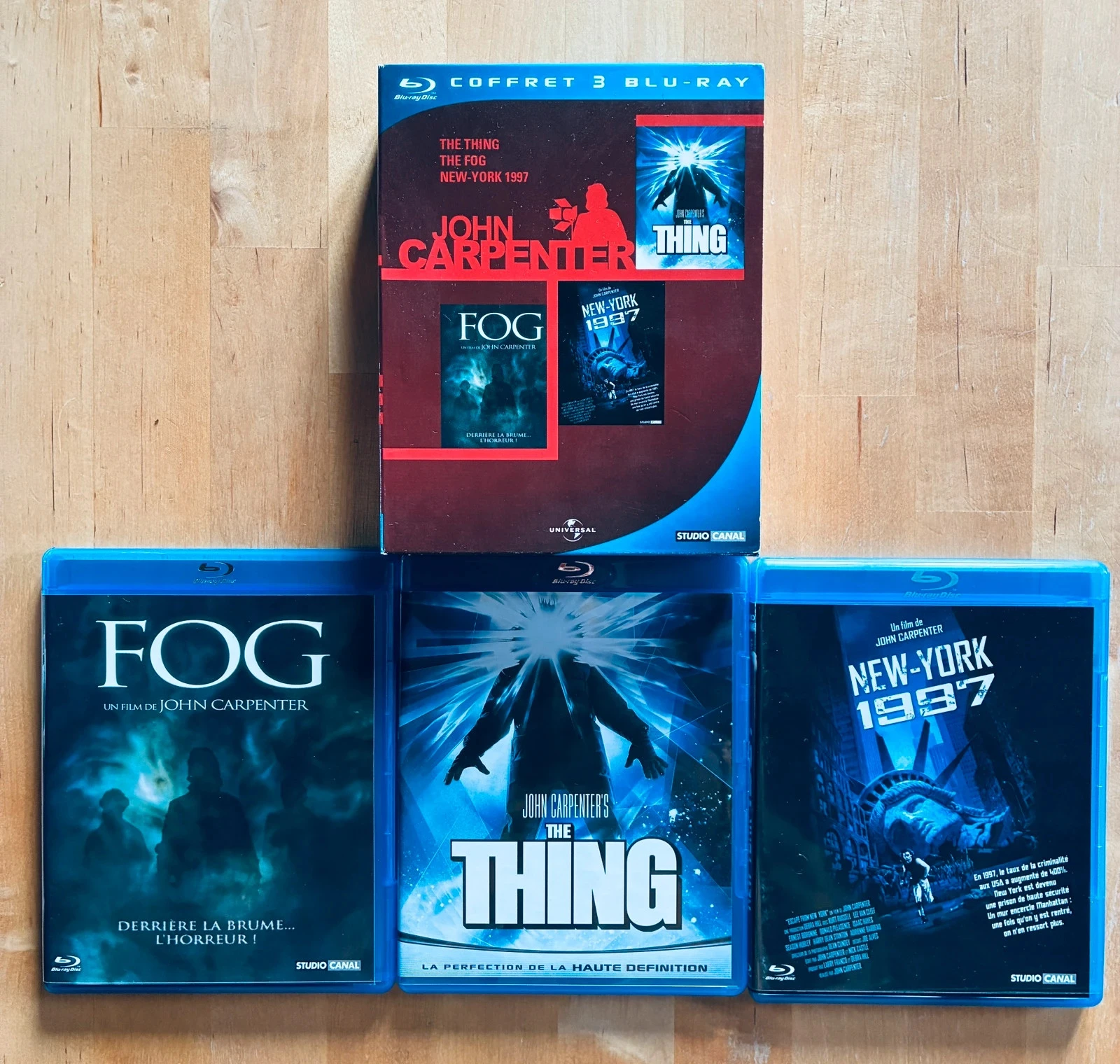 Coffret 3 Blu-ray John Carpenter. – photo 3